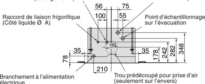 TOSHIBA MMU-AP0091H > 0561H - Dégagement requis pour la pose et l'entretien - 5