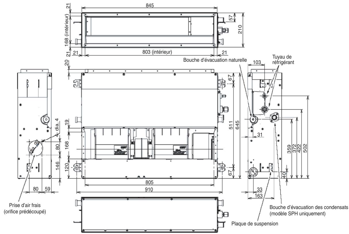TOSHIBA MMU-AP0091H > 0561H - Dimensions - 1