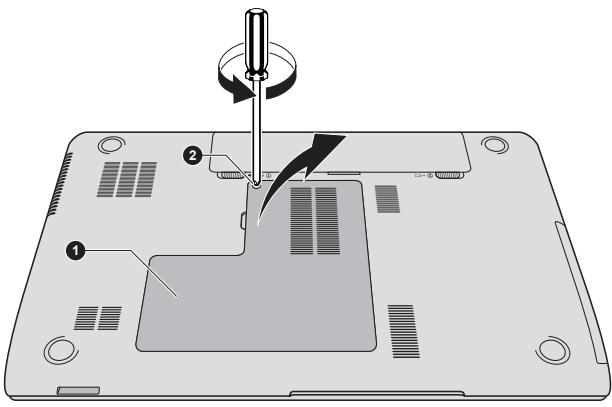 TOSHIBA SATELLITE - Installation d'un module mémoire - 1