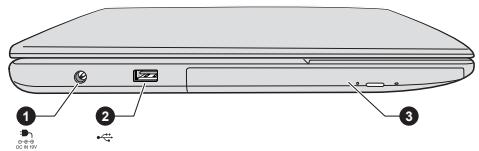 TOSHIBA SATELLITE - Vue de gauche - 1