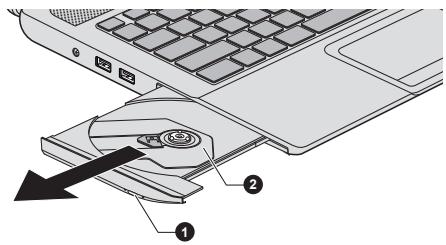 TOSHIBA SATELLITE - Utilisation du lecteur de disque optique - 2