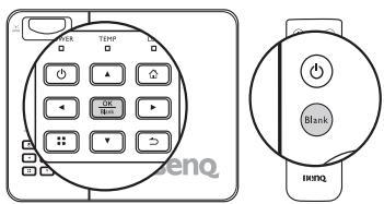 BENQ GP10 - Masquage de l'image - 1