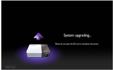BENQ GP10 - Mise à niveau du micrologiciel - 1