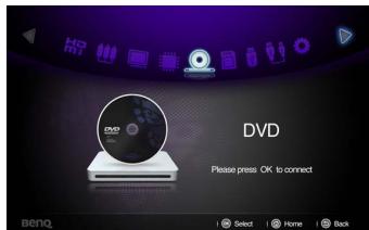 BENQ GP10 - Mise en marche du projecteur - 3