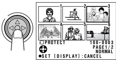 SHARP VLZ3S - Pour annuler le réglage de protection - 1