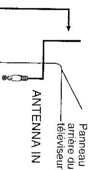 SHARP VC-A36SM/A52SM - Débranchement du cable d'antenne - 1