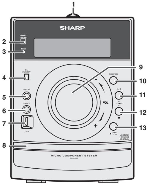 SHARP XL-DH330PH - Commande de volume - 1