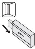 SHARP XL-DH330PH - Enlever le dispositif de mémoire USB - 1