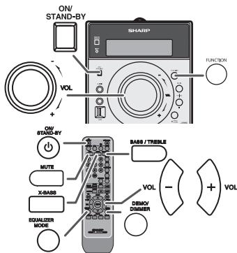 SHARP XL-DH330PH - Essai de la télécommande - 2