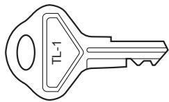 SHARP XE-A207 - Clé de verrouillage du tiroir - 1