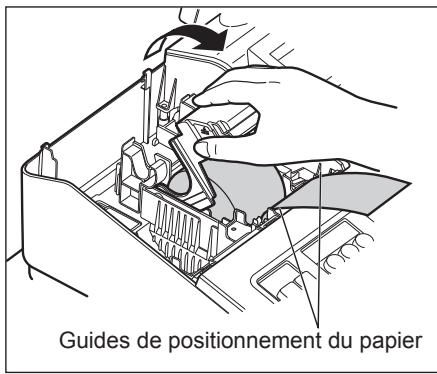 SHARP XE-A207 - ■ Installation d'un rouleau de papier - 5