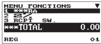 SHARP XE-A207 - - FONCTIONS MENU - 2