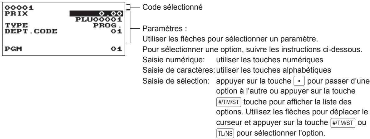 SHARP XE-A207 - Écran de programmation - 3
