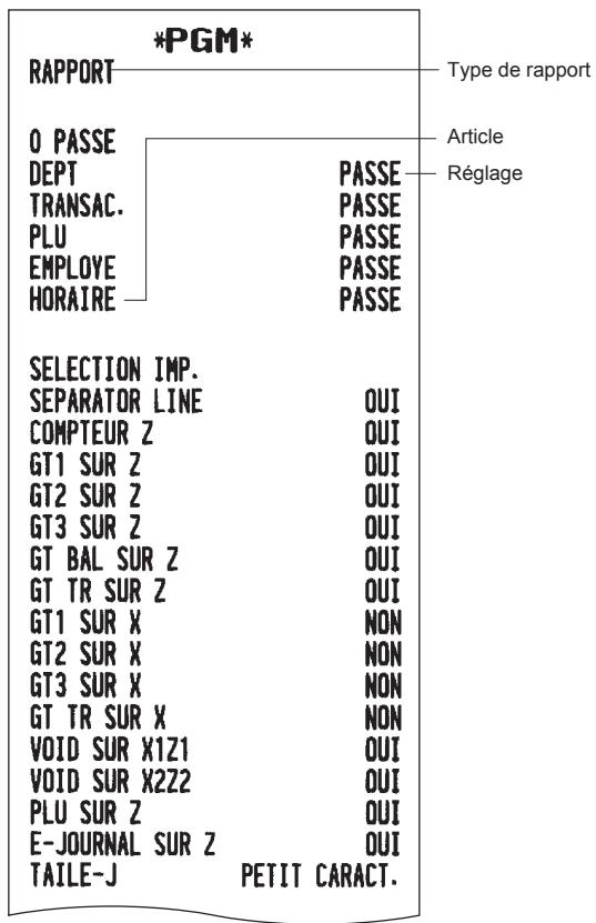 SHARP XE-A207 - - Texte de fonction (mode PGM) - 1