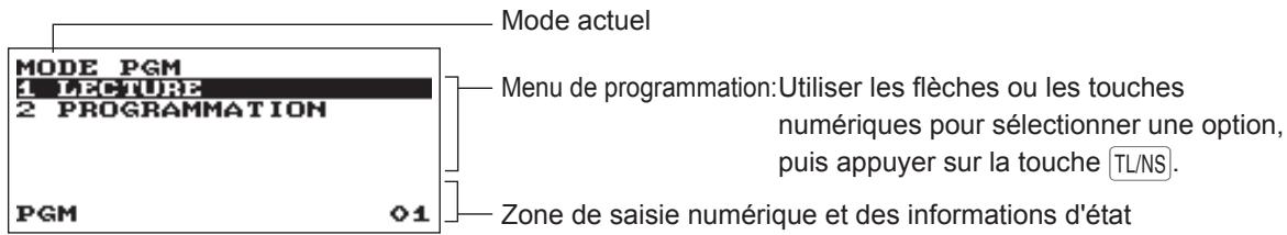 SHARP XE-A207 - Écran de programmation - 1