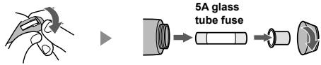 SHARP IG-BC2U - Turn the tip of the cigar plug and remove it. - 1