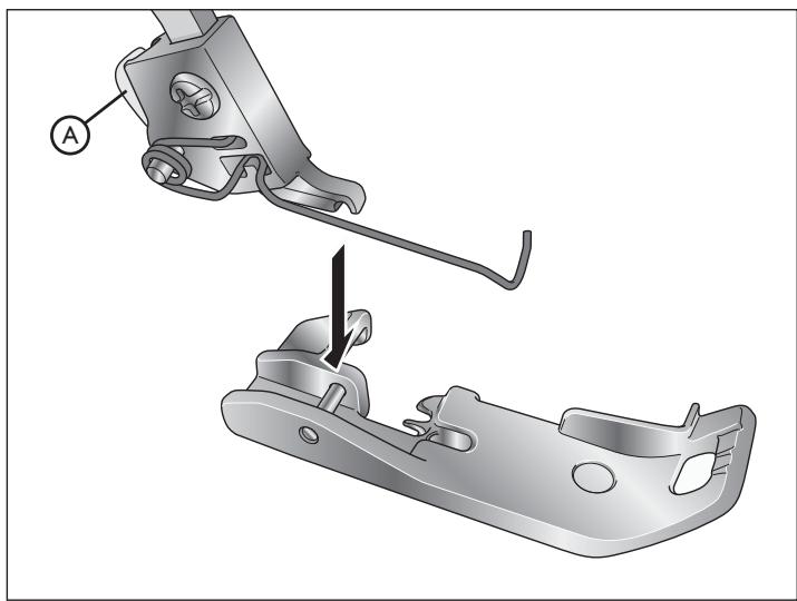 HUSQVARNA HUSKYLOCK S15 - Changement de pied-de-biche - 1