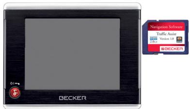 BECKER 7928 - Enfichage de la carte mémoire - 1