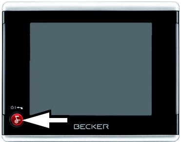 BECKER 7928 - Mise en marche/arrêt du traffic assist - 1