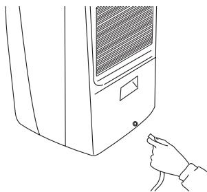 DELONGHI DH 300P - C) Évacuation en continu avec pompe vers l'extérieur - 3