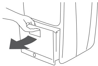 DELONGHI DH 300P - C) Évacuation en continu avec pompe vers l'extérieur - 1