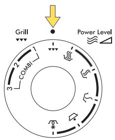 DELONGHI MW 451 - MISE EN MARCHE DU FOUR AVEC LA FONCTION SEULEMENT GRIL - 2