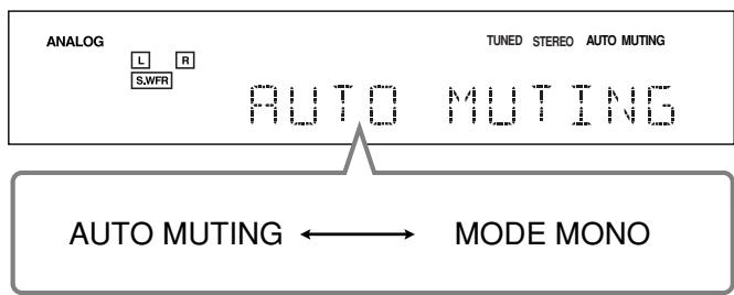 JVC RX-5040B - Druk op de toets FM MODE verwijl uং een FM-station luistert. - 1