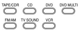 JVC RX-5040B - Appuyez sur une des touches de sélection de source. - 2