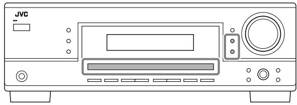 JVC RX-5040B - Kiezen van de analogue of digitale ingangsmodi - 1