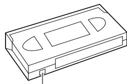 JVC HR-XV3EF - Prévention d'effacement accidentel - 1