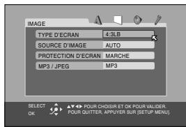JVC HR-XV3EF - Acceder à l'écran du menu de configuration DVD. - 1