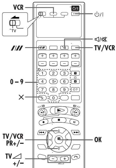 JVC HR-XV3EF - Avant d'effectuer les étapes suivantes : - 1