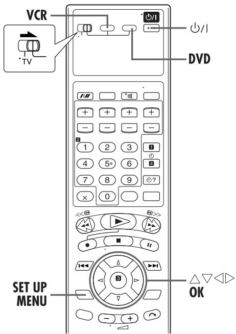 JVC HR-XV3EF - Réglage du moniteur (Platine DVD) - 1