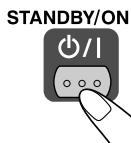 JVC UX-DM8 - Zum Ausschalten der Anlage (Standby) - 1