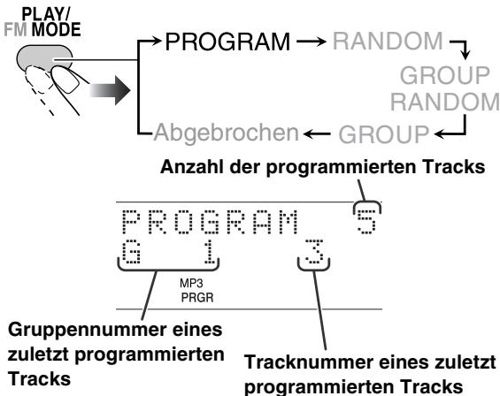 JVC UX-DM8 - Aktivieren Sie die Programmwiedergabe. - 1