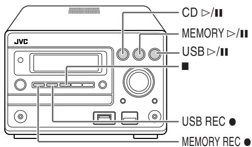 JVC UX-DM8 - Bediening voor opname - 2