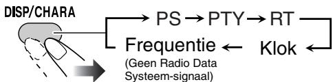 JVC UX-DM8 - Tonen van "Radio Data System" informatie - 1