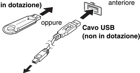JVC UX-DM8 - Per collegare un'unità USB - 1