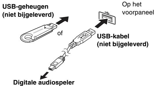 JVC UX-DM8 - Verbinden van USB-apparatuur - 1