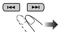 JVC UX-DM8 - Per selezionare una traccia - 1