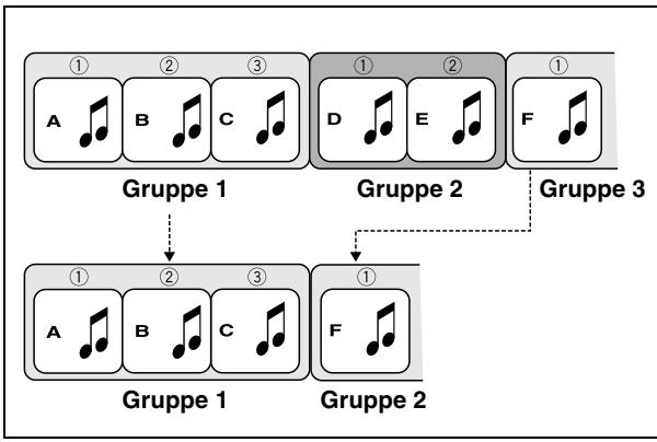 JVC UX-DM8 - Eine Gruppe löschen (ERASE GR) INFO - 1