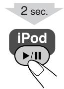 JVC UX-DM8 - Uitschakelen van de iPod - 1