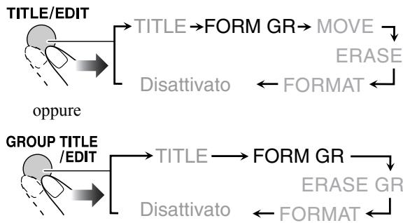 JVC UX-DM8 - Creazione dei gruppi (FORM GR) - 3