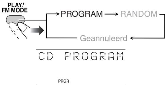 JVC UX-DM8 - Programmeren van de weergavevolgorde van fragmenten van discs - 2
