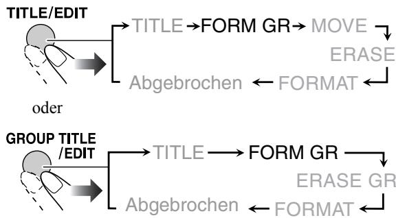 JVC UX-DM8 - Eine Gruppe bilden (FORM GR) - 4