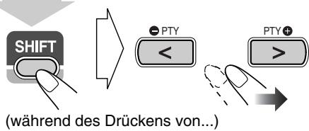 JVC UX-G48 - Suchen eines Programms mit PTY-Codes - 4
