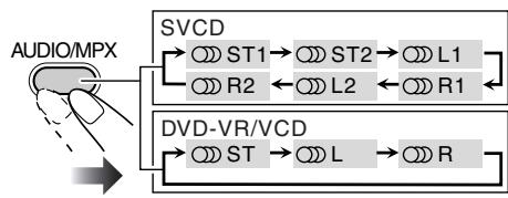 JVC UX-G48 - Während der Wiedergabe einer DVD-VR oder SVCD/VCD... - 1