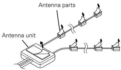 KENWOOD KTC-V500E - Installing the Antenna Units - 4