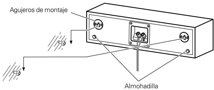 Agujeros de montaje Almohadilla
