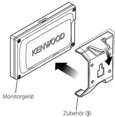 KENWOOD KOS-L432 - Demontage des Monitors (für AMPSoder T-Bolzen-System-Halterungen) - 1